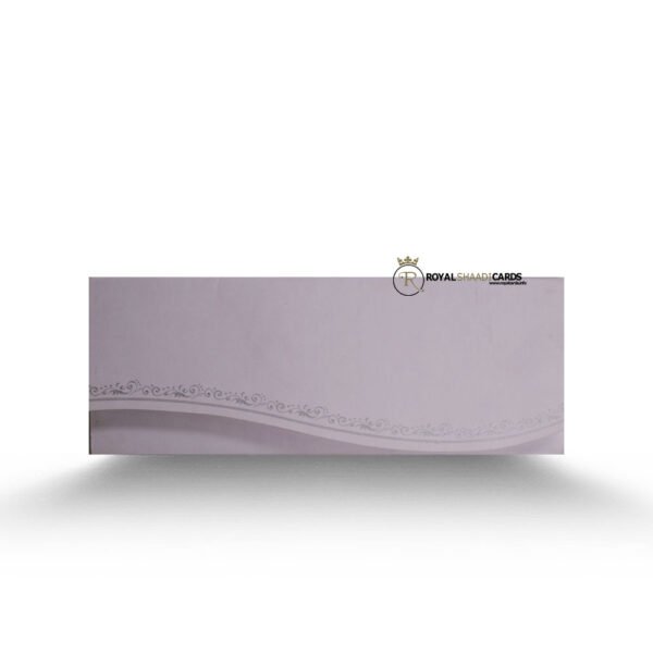 Unique Pearl Light Pink Wedding Card - Envelope