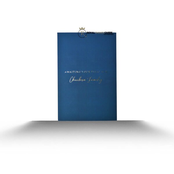 Passport Style Wedding Invitation - Back